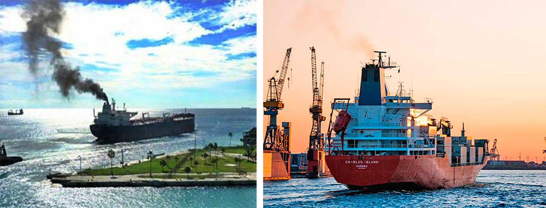 measures the PAH concentration in the inlet and outlet of marine gas scrubbers (ECGS)