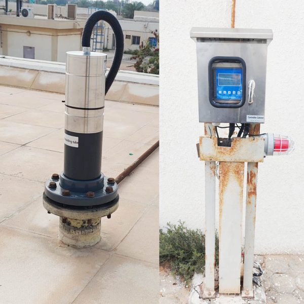 DSOD703 Oil Spill Detector Installed in seawater desalination plant